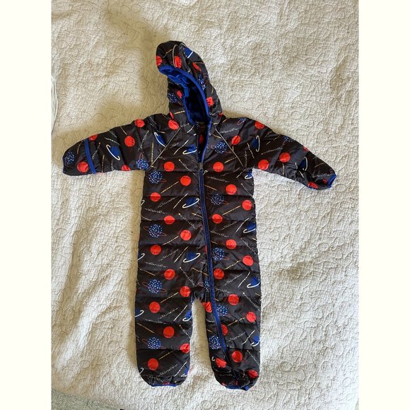 BNWT Hanna Andersson Baby Print Insulated Snowsuit - Cosmos - Picture 3 of 3
